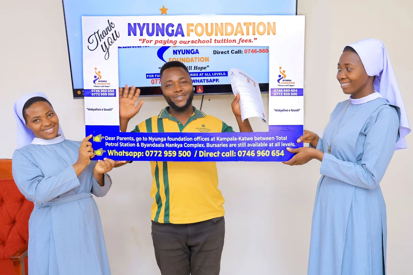 A young parent secures education support for a learner